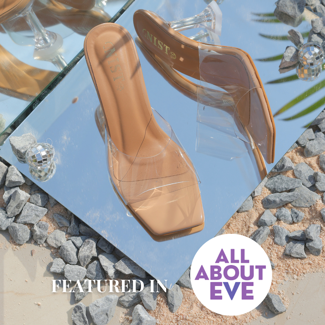 Clear Heels Featured in ALLABOUTEVE