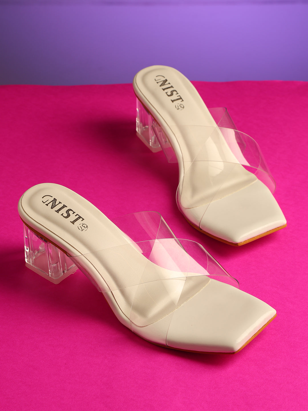 Heels clear strap best sale