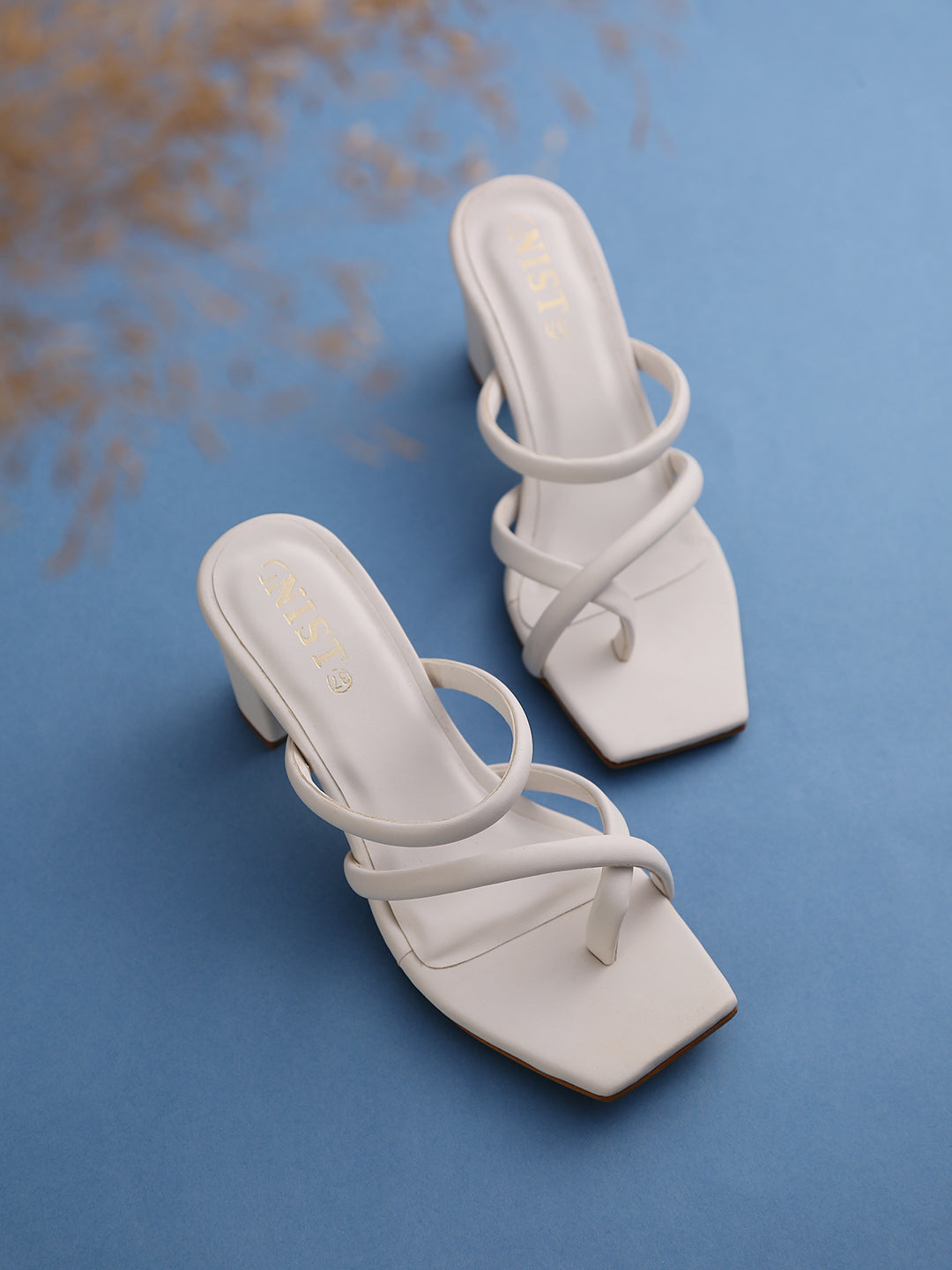 Office white shop heeled sandals