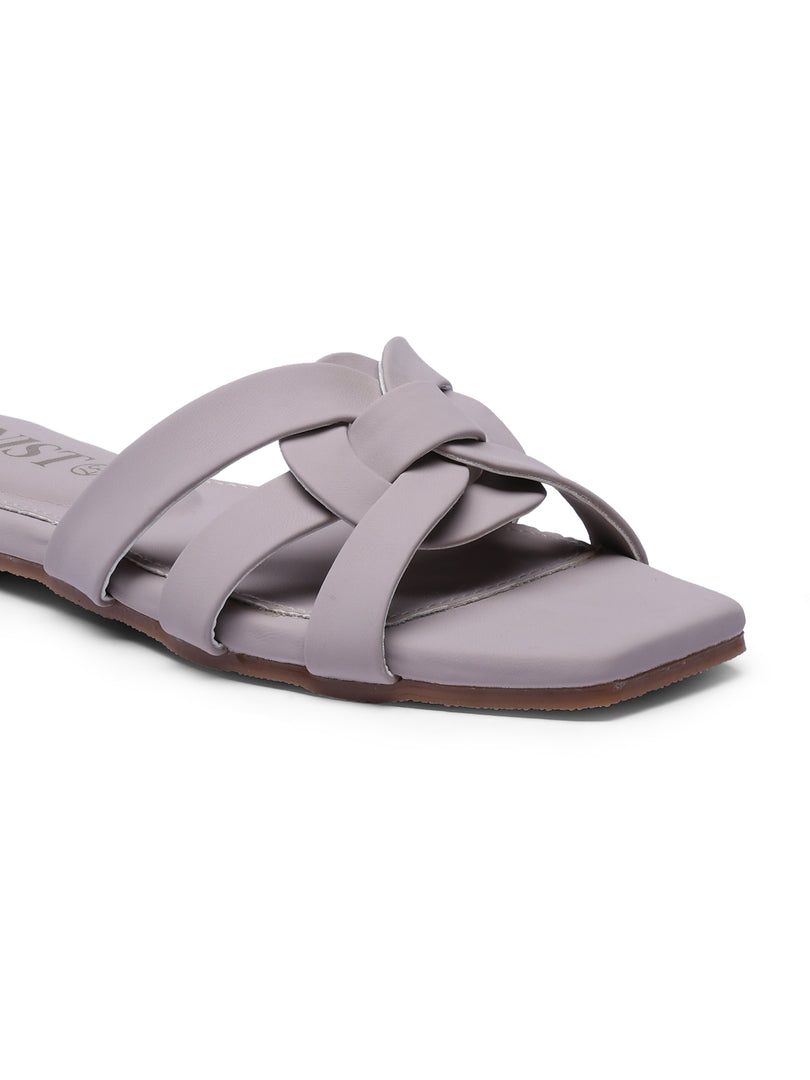 GNIST Casual Slip on Grey Slip on Flat