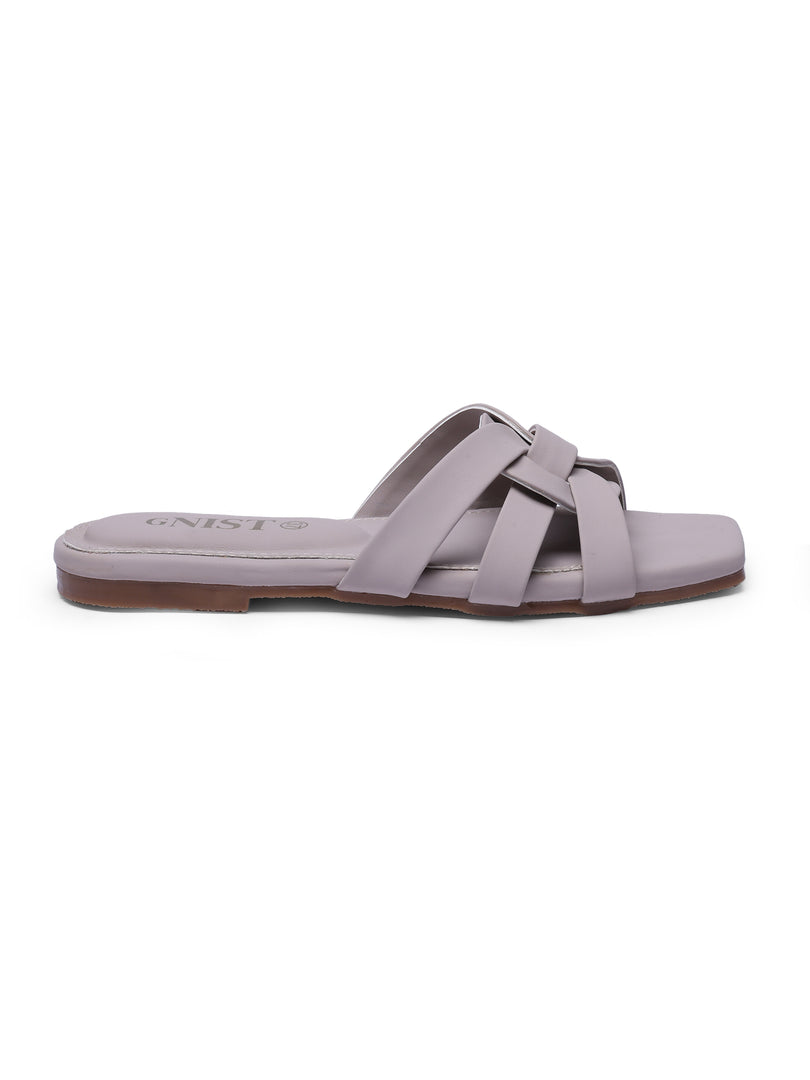 GNIST Casual Slip on Grey Slip on Flat