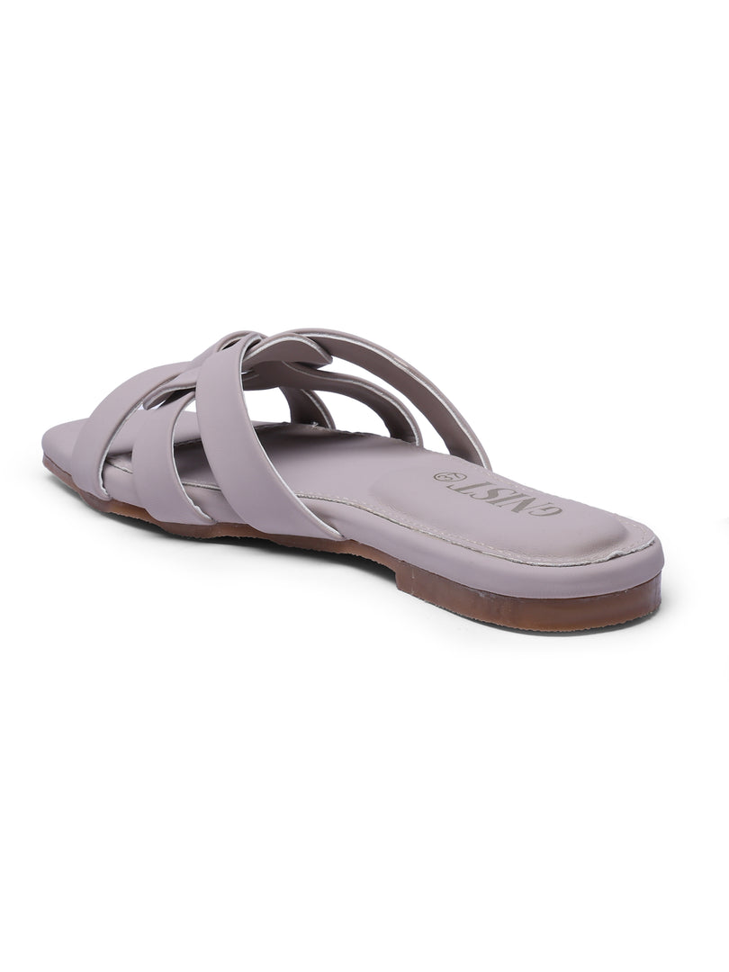 GNIST Casual Slip on Grey Slip on Flat