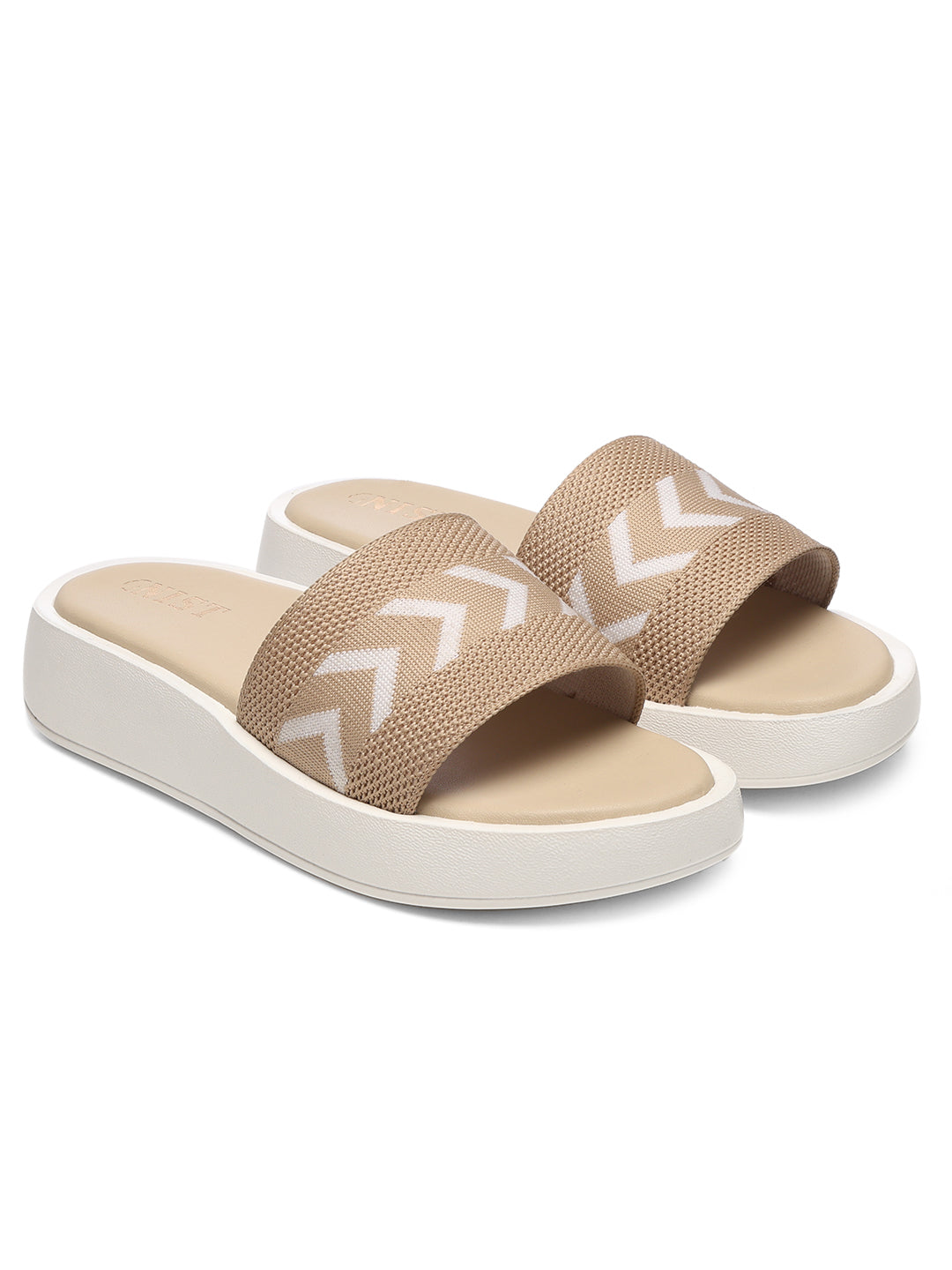 GNIST Flatform Beige Platform heels