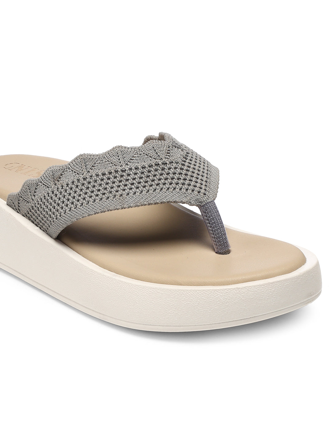 GNIST Flatform Grey Platform heels