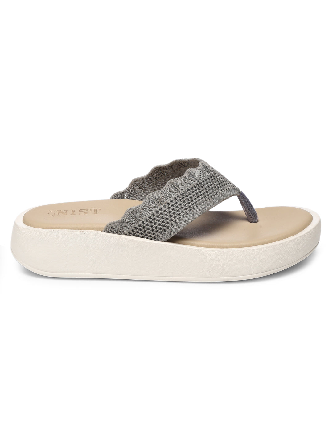 GNIST Flatform Grey Platform heels