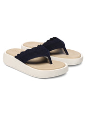 GNIST Flatform Navy Platform heels