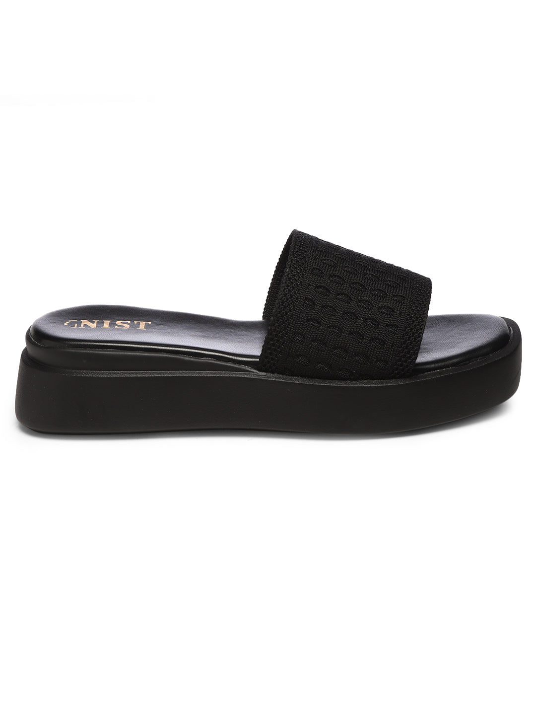 GNIST Flatform Black Platform heels