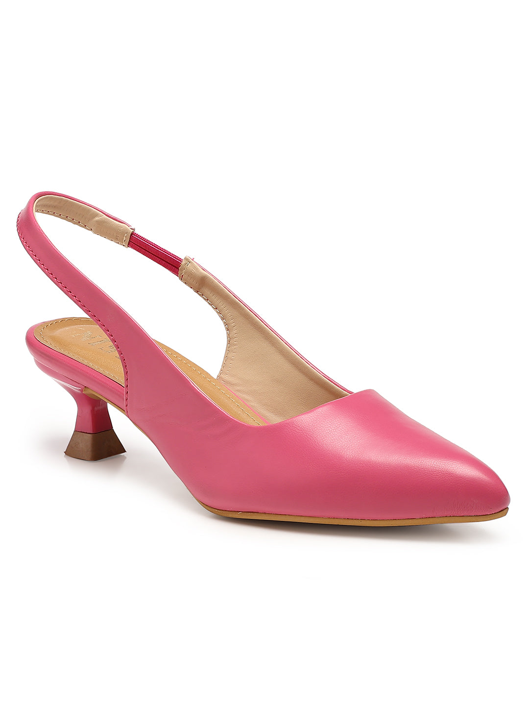 GNIST Sling back Pumps Pink Kitten Heels