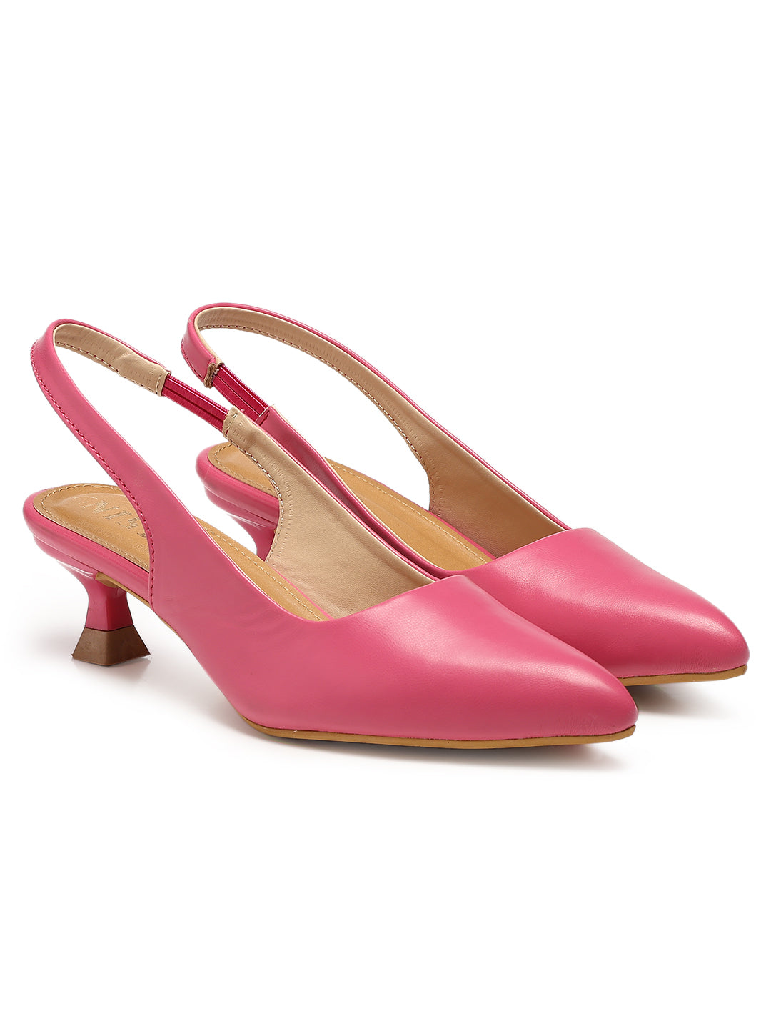 GNIST Sling back Pumps Pink Kitten Heels