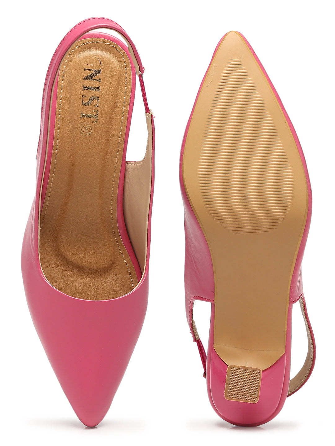 GNIST Sling back Pumps Pink Kitten Heels