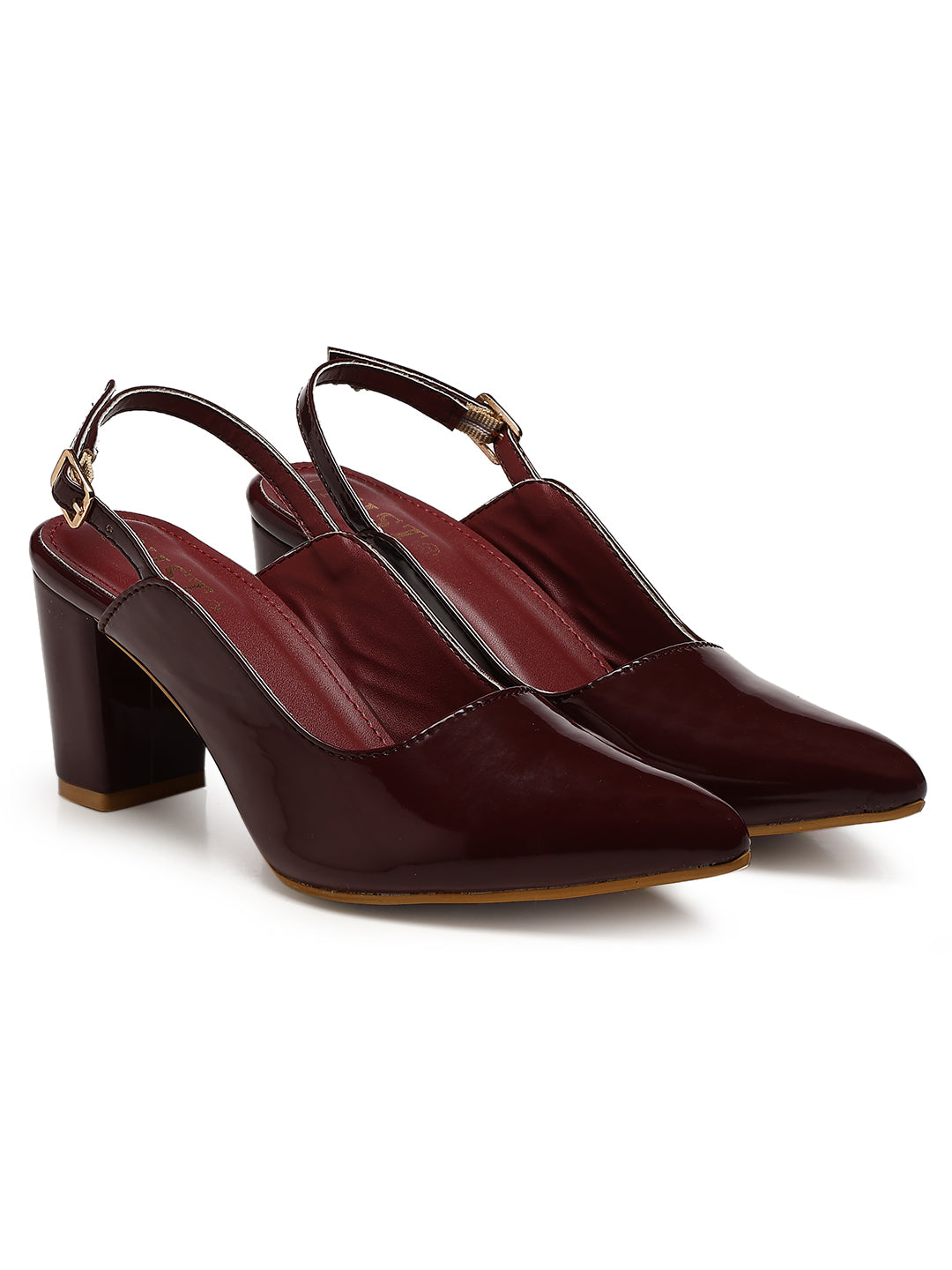 GNIST Classic Pumps Cherry Block Heels