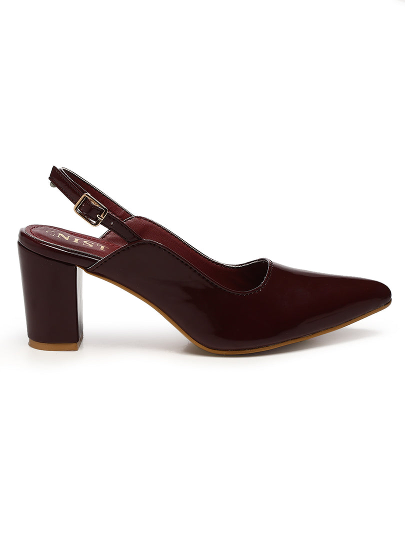 GNIST Classic Pumps Cherry Block Heels