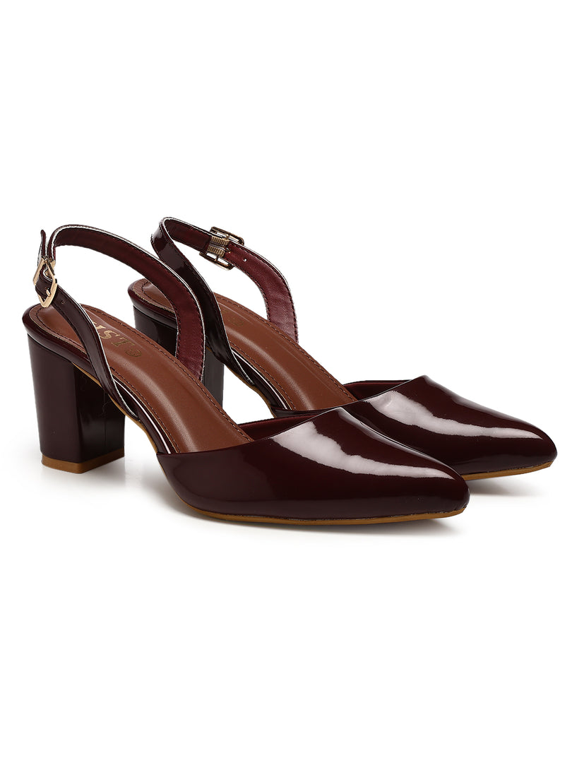 GNIST Classic Pumps Cherry Block Heels