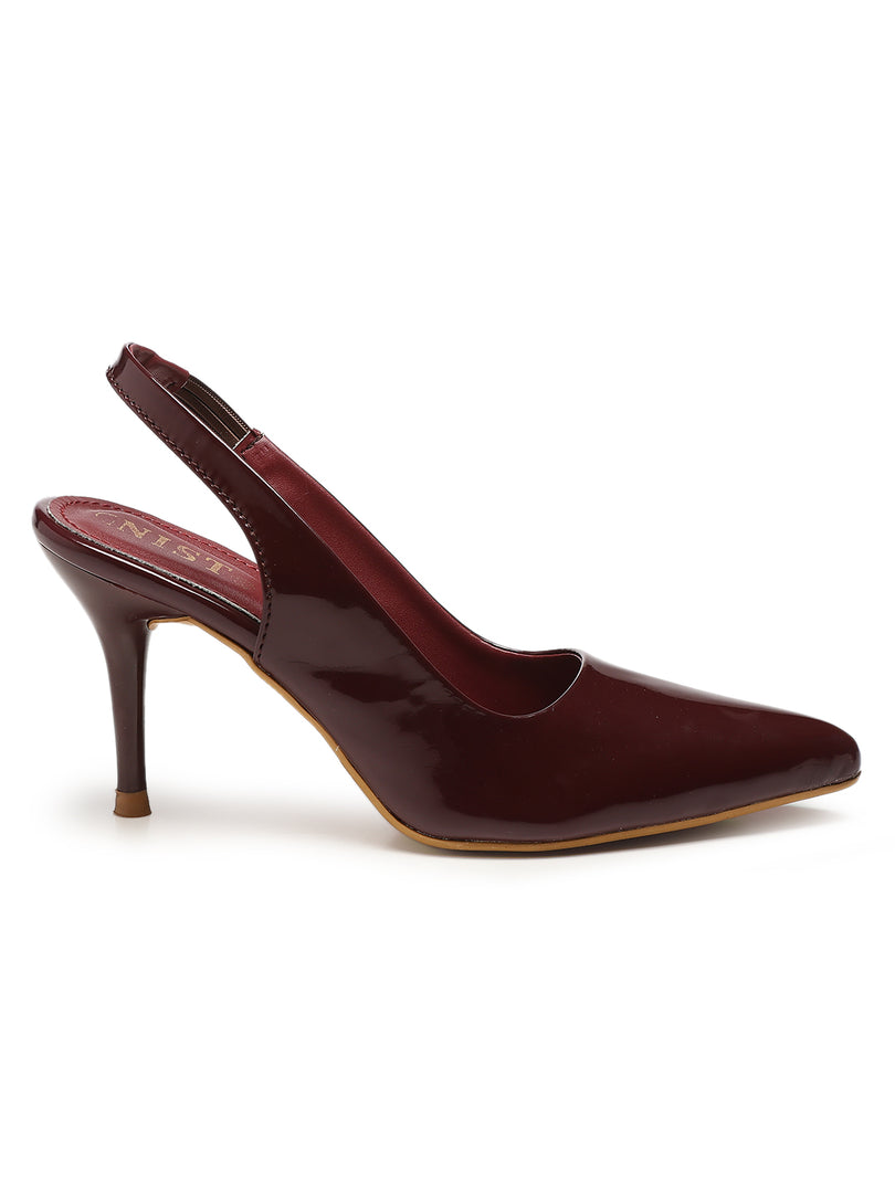 GNIST Pointed Pumps Cherry Stiletto Heels