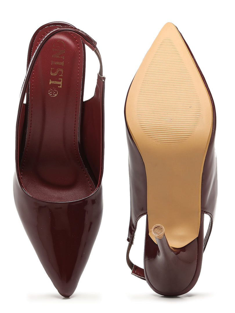 GNIST Pointed Pumps Cherry Stiletto Heels