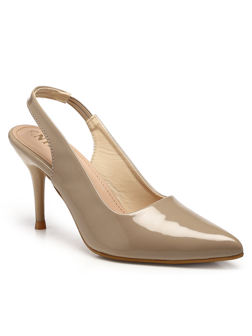 GNIST Pointed Pumps Nude Stiletto Heels