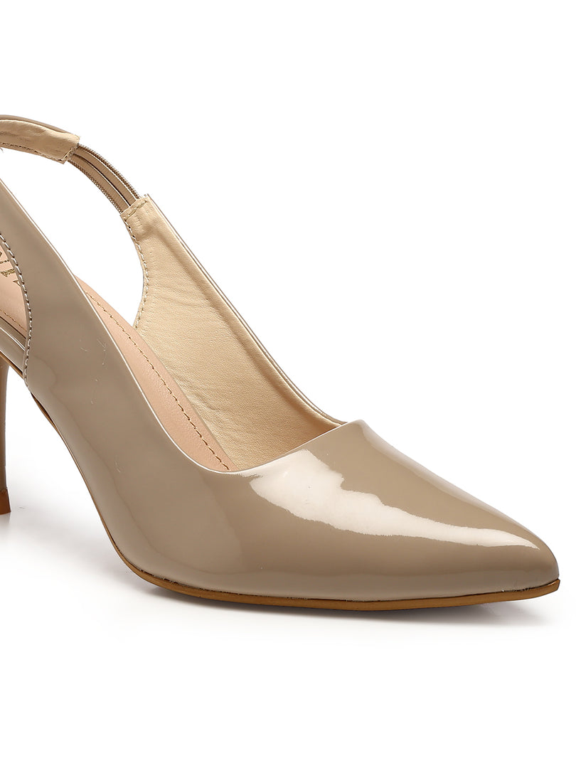 GNIST Pointed Pumps Nude Stiletto Heels