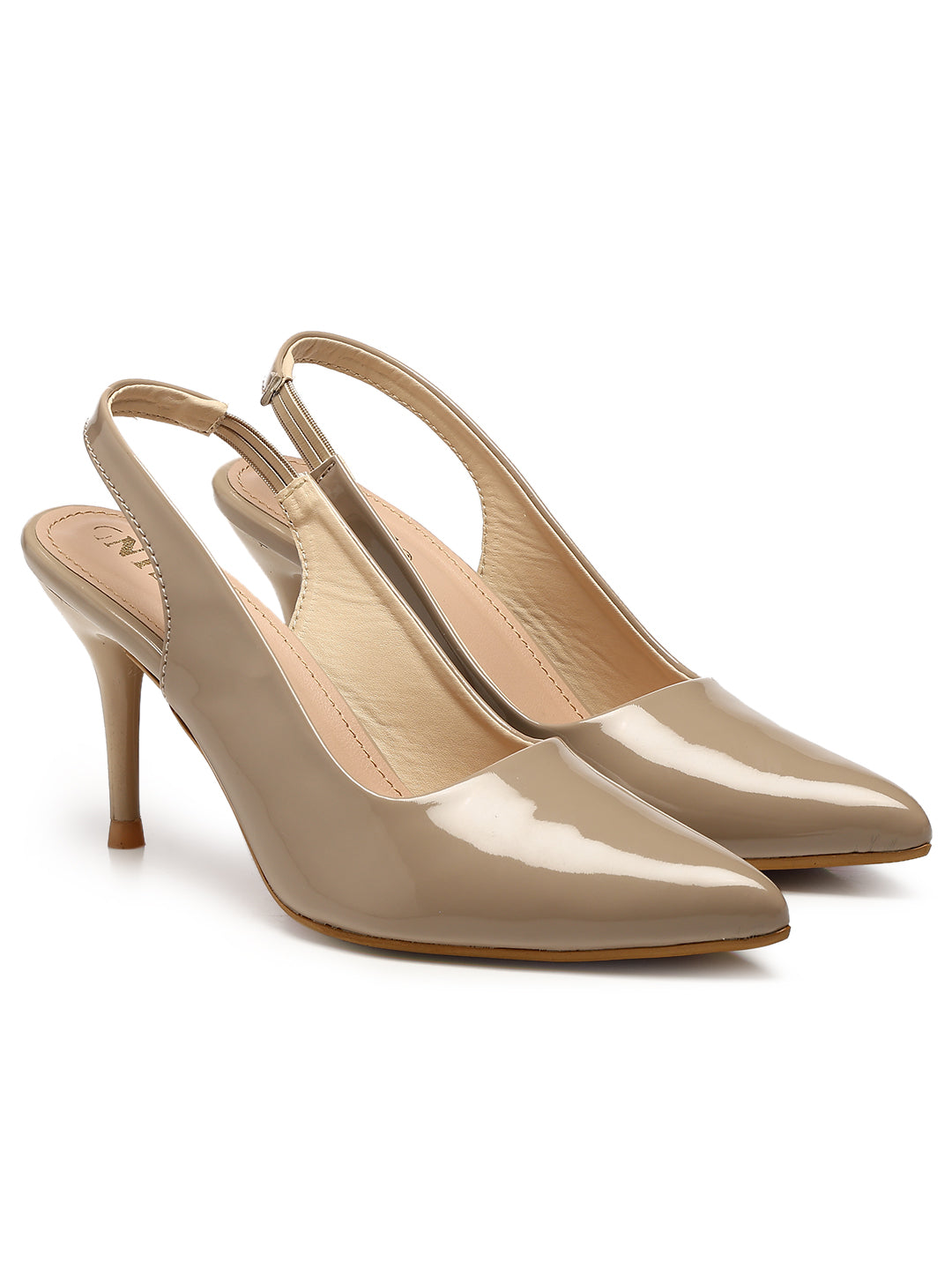 GNIST Pointed Pumps Nude Stiletto Heels