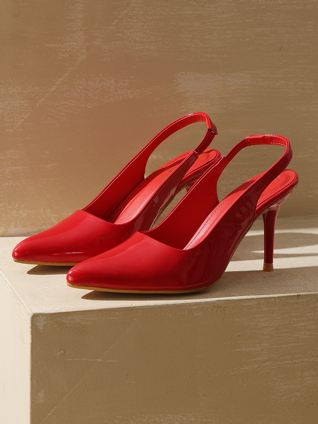 GNIST Pointed Pumps Red Stiletto Heels