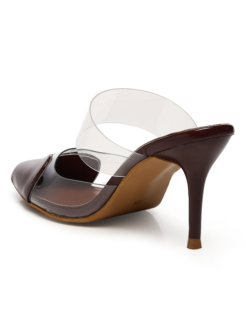 GNIST Love heart Transparent Cherry Heels