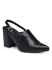 GNIST Regular Black Block Heel Boots