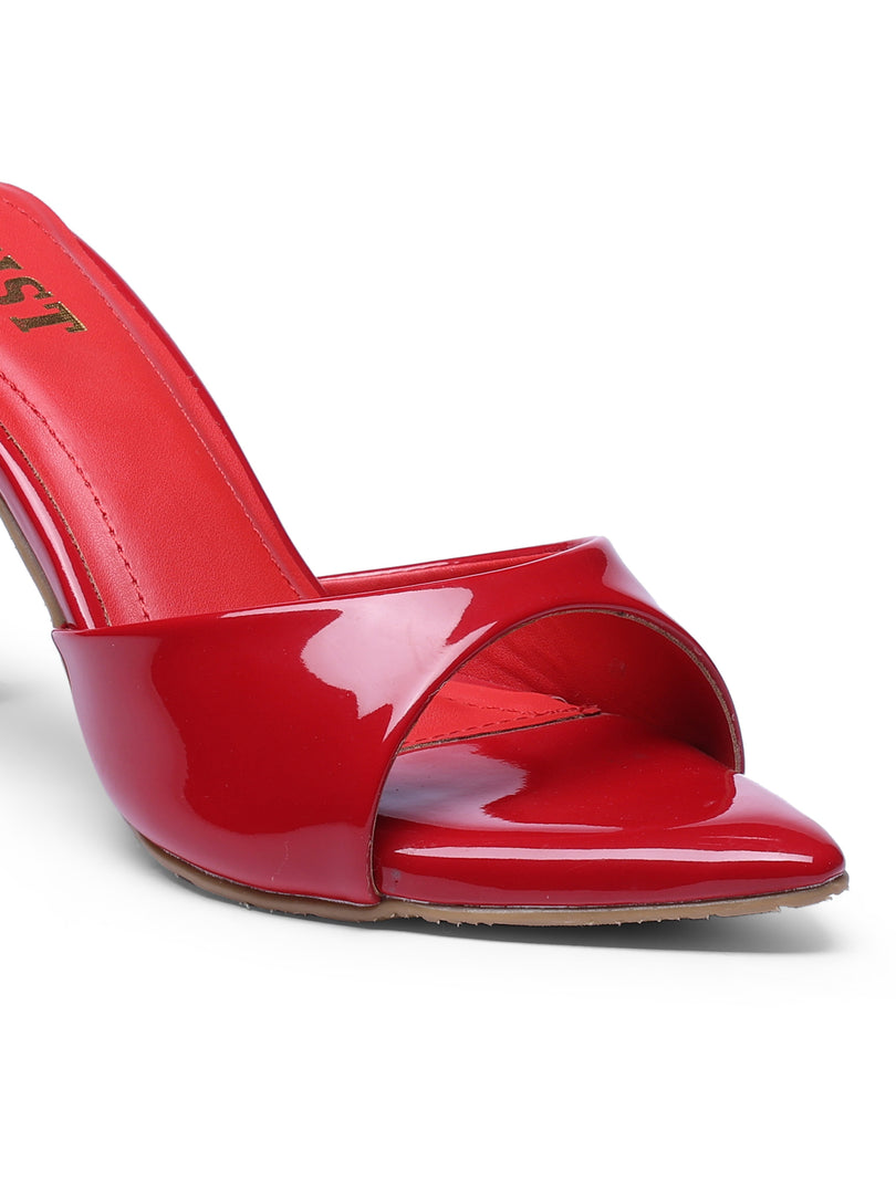 GNIST Classic Open toe Red Stilettos Heel