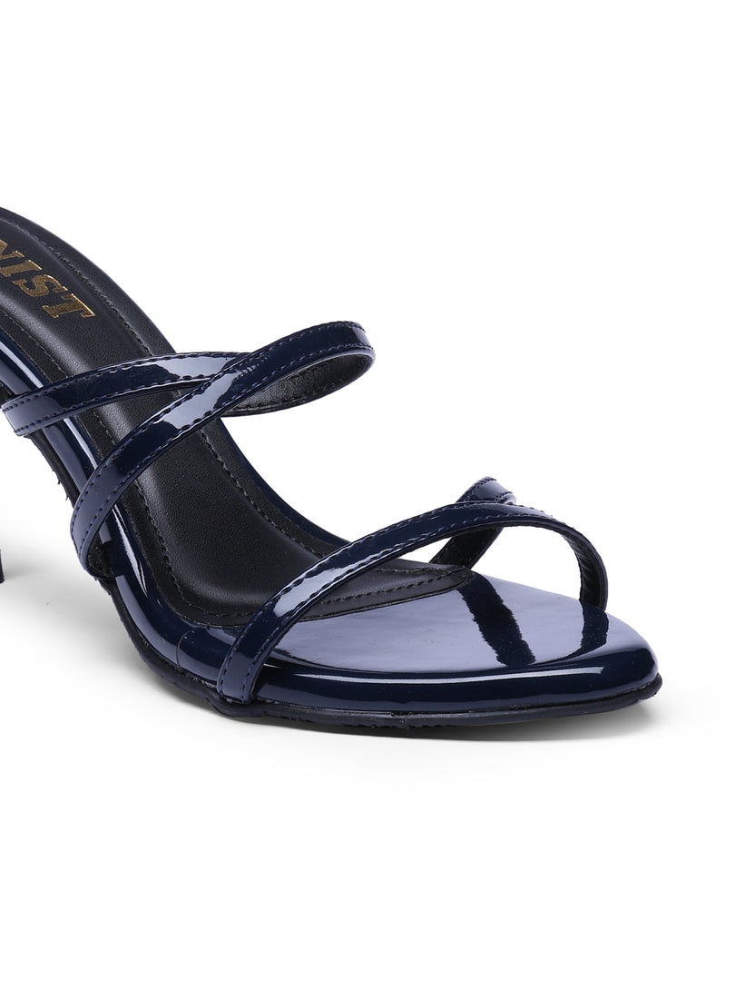 GNIST Classic Open toe Navy Stilettos Heel