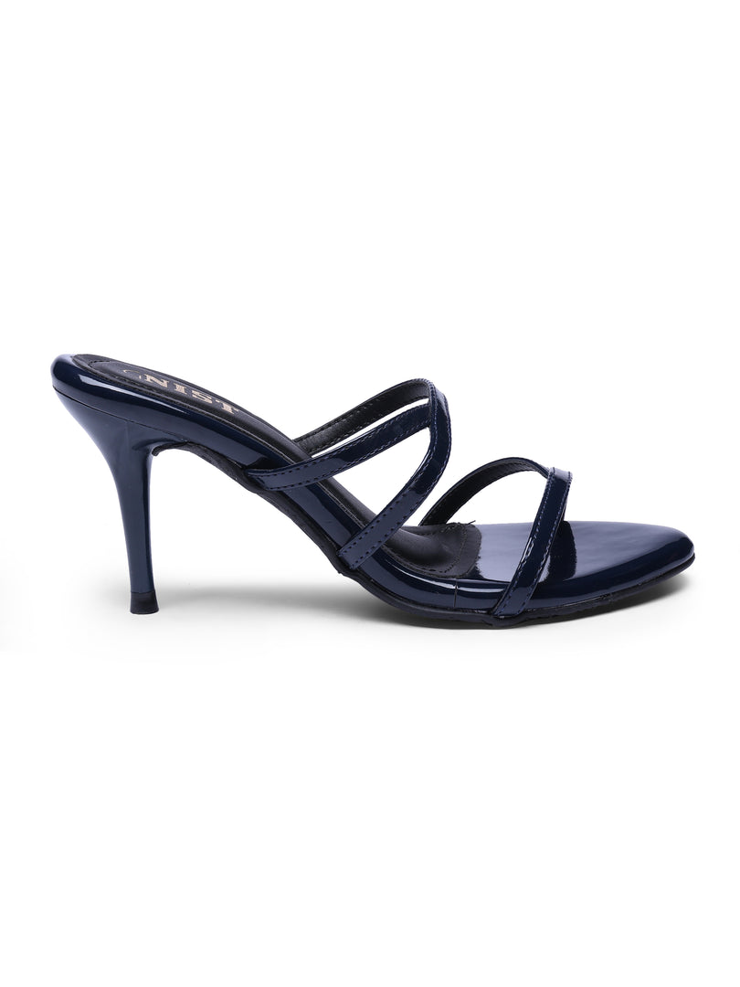 GNIST Classic Open toe Navy Stilettos Heel