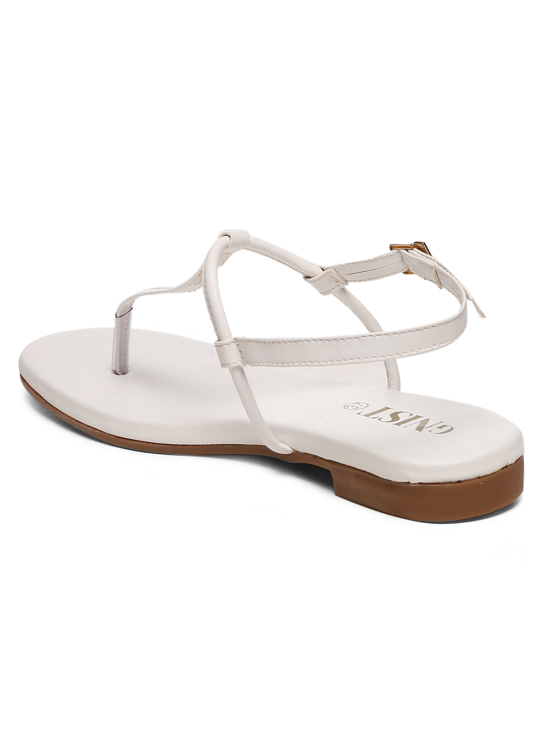 Women's Gucci Blondie thong sandal in white leather | GUCCI® US