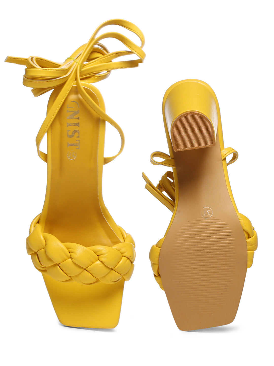 Yellow Strappy Sandal | Forever 21