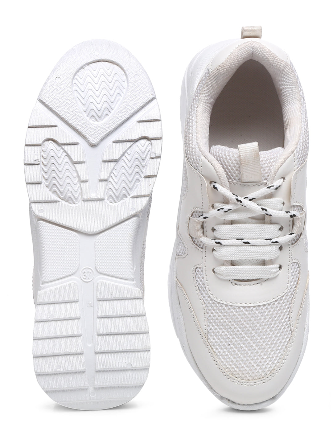 GNIST White Chunky  Sneakers