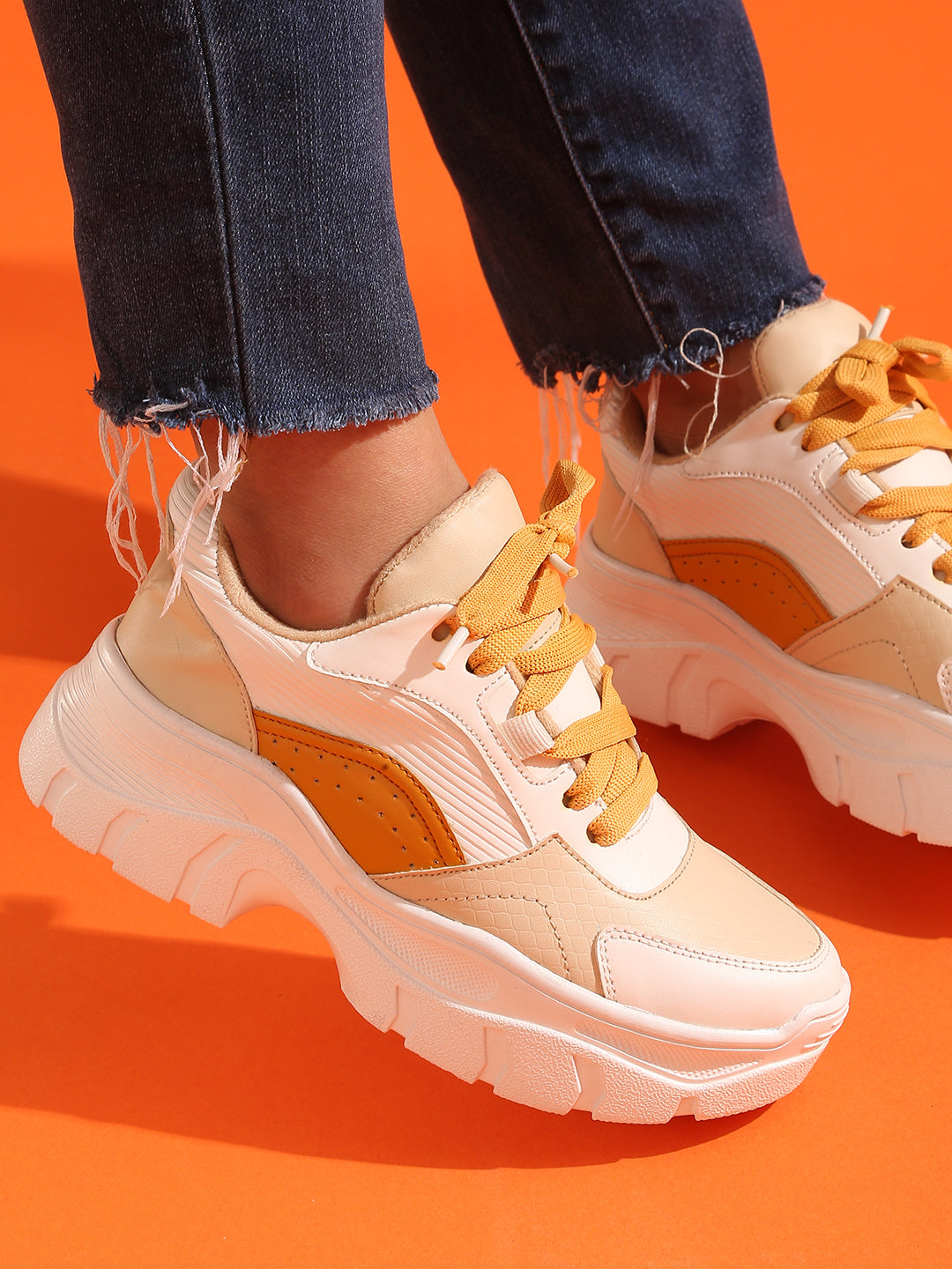 Spice chunky cheap platform sneakers